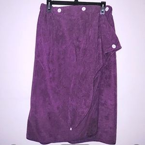 2 piece wearable towel and hair towel